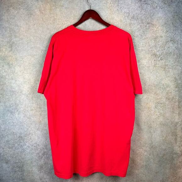 Vintage 90s The Flash Logo T Shirt Mens Sz XL DC Comics Single Stitch Red Retro - Picture 3 of 8